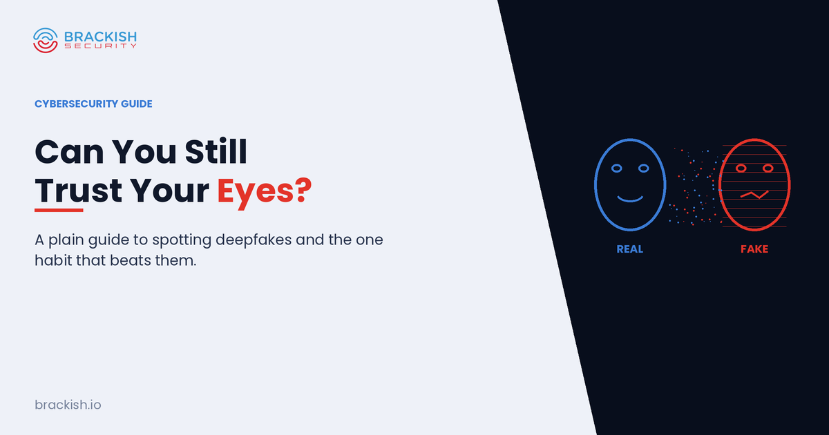 Can You Still Trust Your Own Eyes? A Plain Guide to Deepfakes 