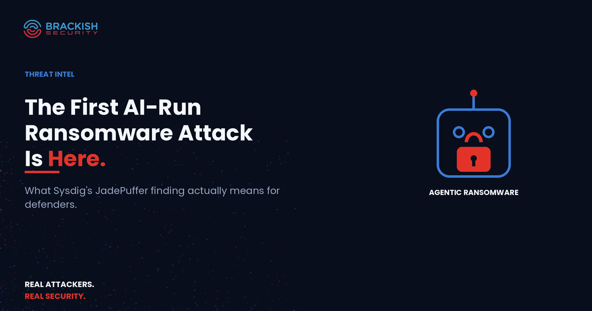 The First AI-Run Ransomware Attack Is Here. What It Actually Means. 
